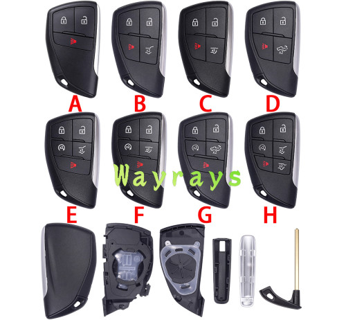 For Chevrolet Buick key shell without logo