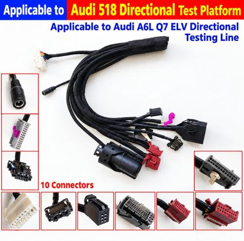For Audi J518 Test Platform Wiring Harness for A6L / Q7 ELV Steering Column Lock Repair and Testing