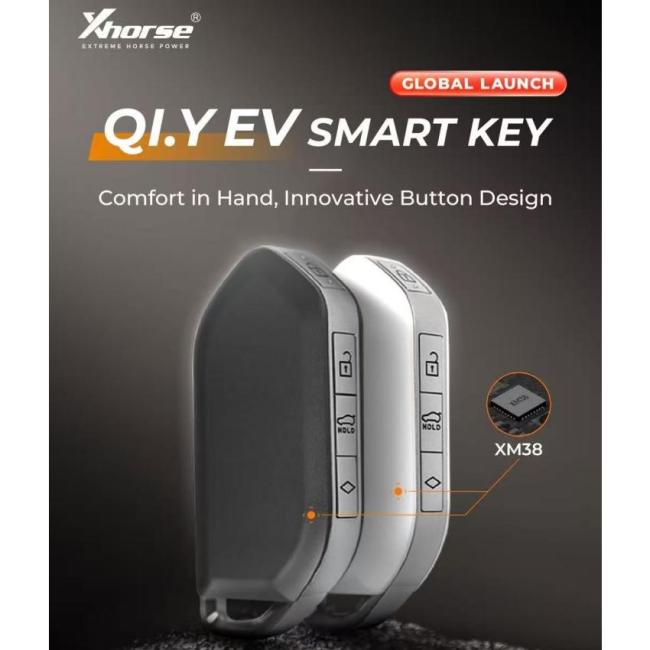 XSKA85EN XSKA86EN Xhorse Universal XM38 Kia type Pearl White / Basalt Gray 4 button Smart key