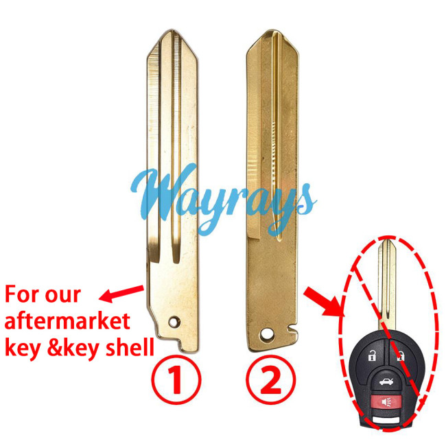 For Nissan key blade