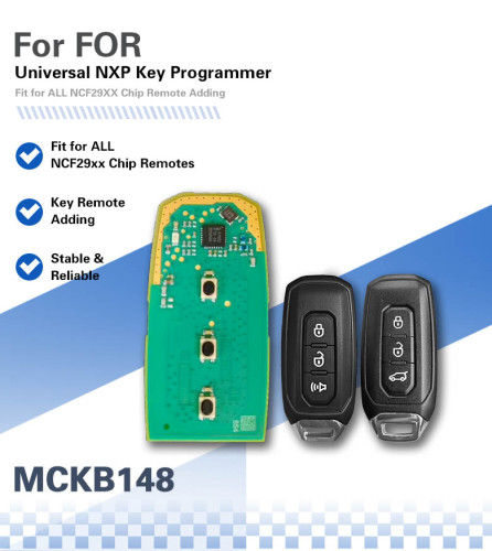 MCKB148 Ford adapters for Nxp killer,1 Minute Clone NXP Smart Key, Support all NXP smart original or aftermarket key fob