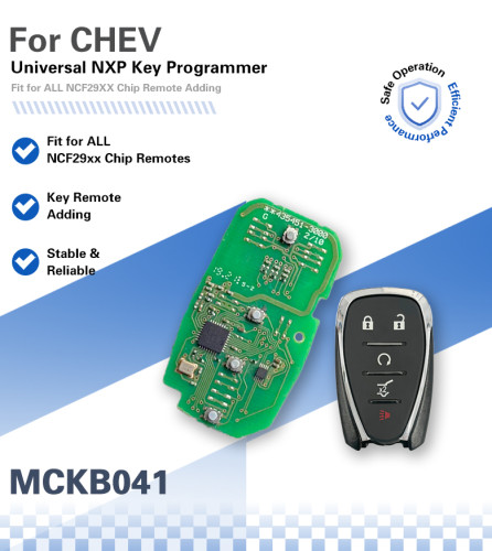 MCKB041 Chevrolet adapters for Nxp killer,1 Minute Clone NXP Smart Key, Support all NXP smart original or aftermarket key fob
