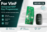 MCKB176 VinFast adapters for Nxp killer,1 Minute Clone NXP Smart Key, Support all NXP smart original or aftermarket key fob