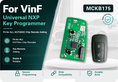 MCKB175 VinFast adapters for Nxp killer,1 Minute Clone NXP Smart Key, Support all NXP smart original or aftermarket key fob