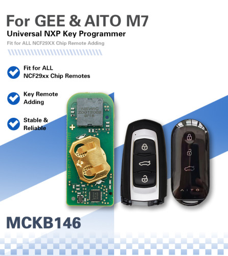 MCKB146  Geely adapters for Nxp killer,1 Minute Clone NXP Smart Key, Support all NXP smart original or aftermarket key fob