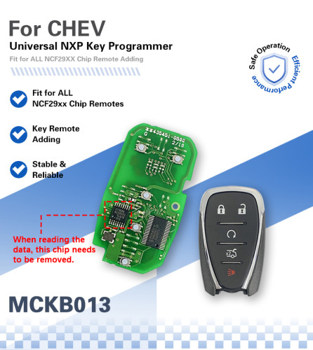MCKB013 Chevrolet adapters for Nxp killer,1 Minute Clone NXP Smart Key, Support all NXP smart original or aftermarket key fob