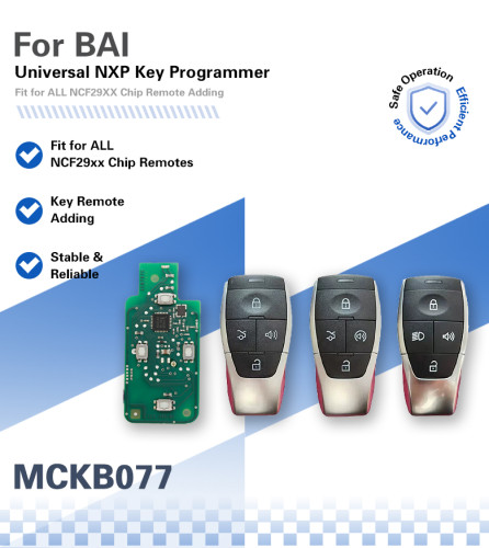 MCKB077  BAIC adapters for Nxp killer,1 Minute Clone NXP Smart Key, Support all NXP smart original or aftermarket key fob