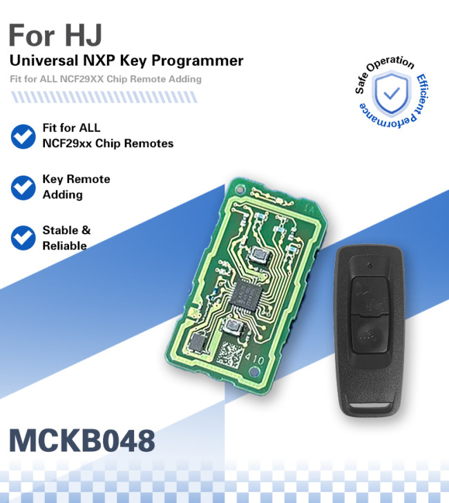 MCKB048 Motor adapters for Nxp killer,1 Minute Clone NXP Smart Key, Support all NXP smart original or aftermarket key fob
