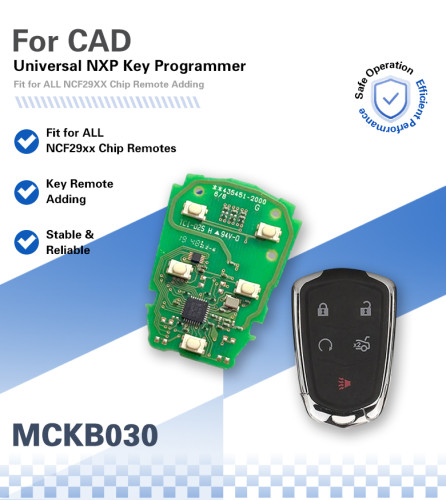 MCKB030 Cadillac adapters for Nxp killer,1 Minute Clone NXP Smart Key, Support all NXP smart original or aftermarket key fob