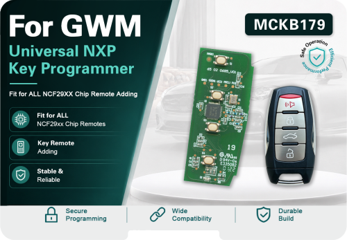 MCKB179  Great Wall adapters for Nxp killer,1 Minute Clone NXP Smart Key, Support all NXP smart original or aftermarket key fob