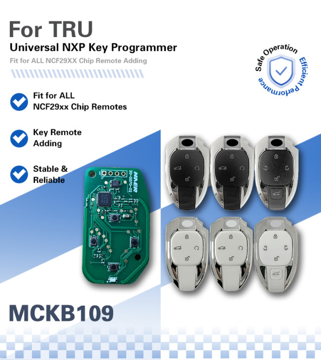 MCKB109  Trumpchi adapters for Nxp killer,1 Minute Clone NXP Smart Key, Support all NXP smart original or aftermarket key fob