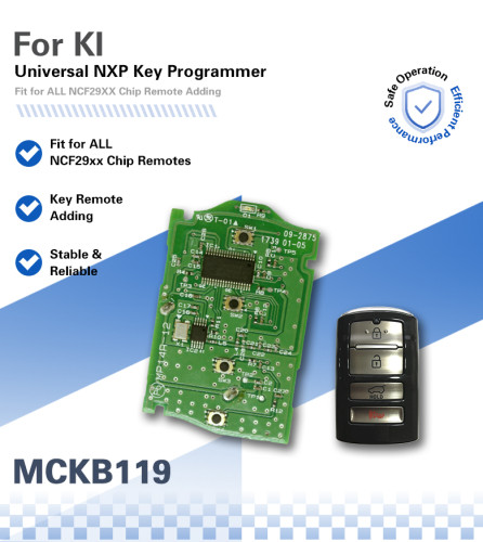 MCKB119 Kia adapters for Nxp killer,1 Minute Clone NXP Smart Key, Support all NXP smart original or aftermarket key fob