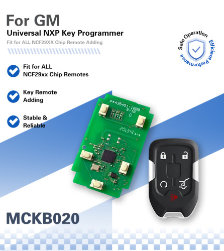 MCKB020 GMC adapters for Nxp killer,1 Minute Clone NXP Smart Key, Support all NXP smart original or aftermarket key fob