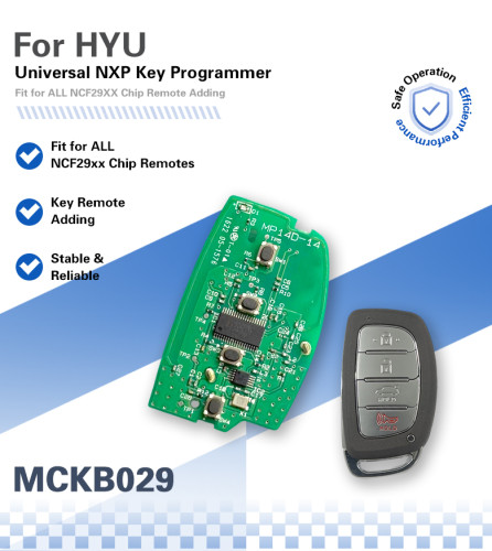 MCKB029 Hyundai adapters for Nxp killer,1 Minute Clone NXP Smart Key, Support all NXP smart original or aftermarket key fob
