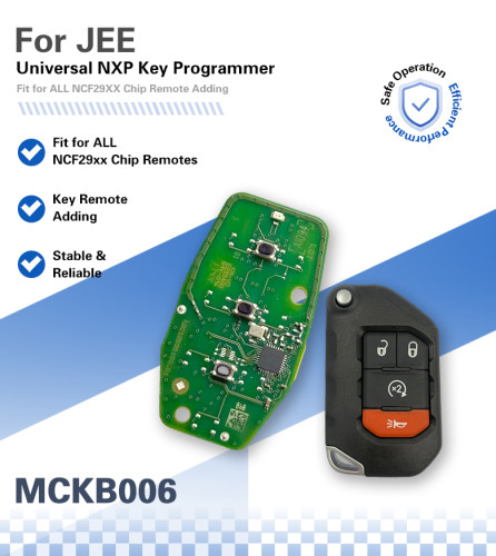 MCKB006 Jeep adapters for Nxp killer,1 Minute Clone NXP Smart Key, Support all NXP smart original or aftermarket key fob
