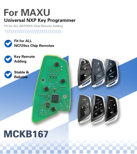 MCKB167  Maxus adapters for Nxp killer,1 Minute Clone NXP Smart Key, Support all NXP smart original or aftermarket key fob