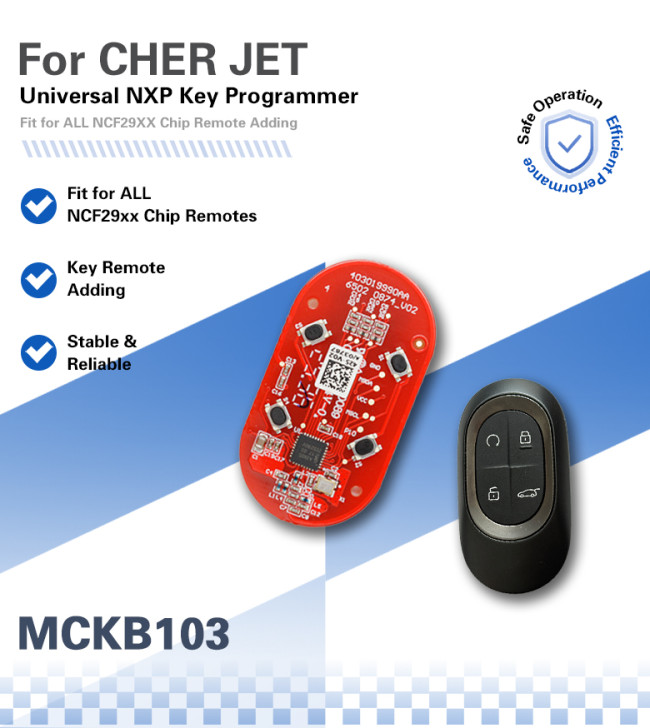 MCKB103  Chery adapters for Nxp killer,1 Minute Clone NXP Smart Key, Support all NXP smart original or aftermarket key fob