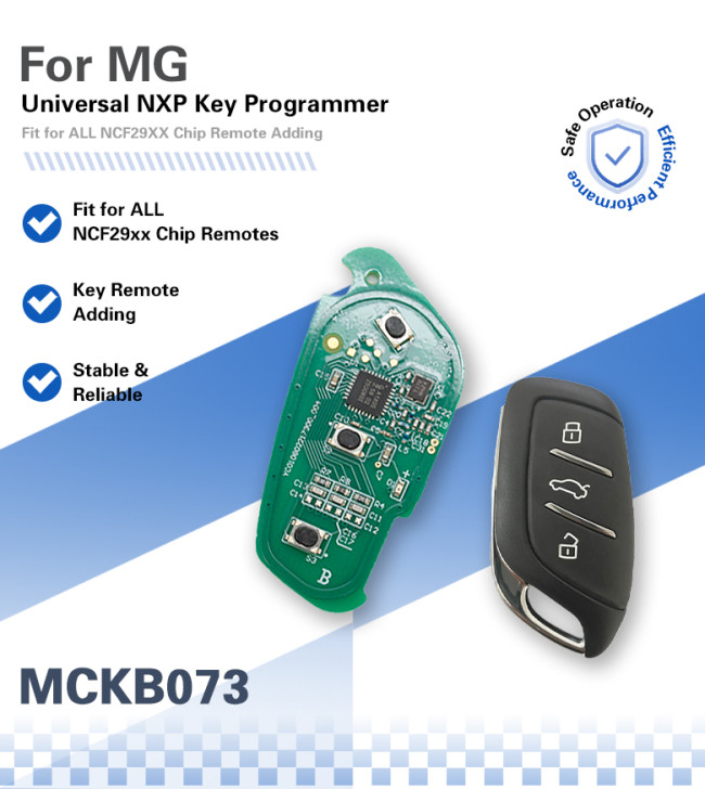 MCKB073 MG adapters for Nxp killer,1 Minute Clone NXP Smart Key, Support all NXP smart original or aftermarket key fob