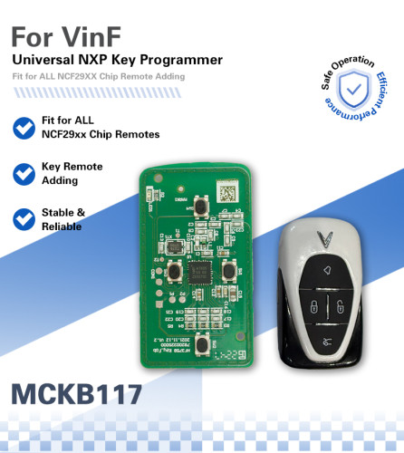 MCKB117 VinFast adapters for Nxp killer,1 Minute Clone NXP Smart Key, Support all NXP smart original or aftermarket key fob