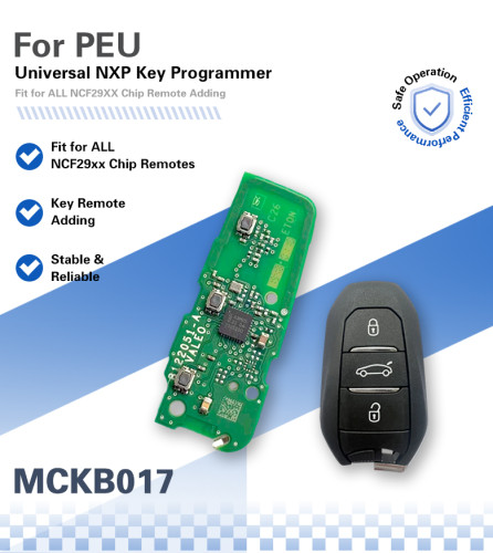 MCKB017 Peugeot adapters for Nxp killer,1 Minute Clone NXP Smart Key, Support all NXP smart original or aftermarket key fob