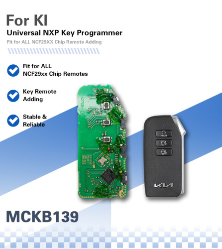 MCKB139 Kia adapters for Nxp killer,1 Minute Clone NXP Smart Key, Support all NXP smart original or aftermarket key fob