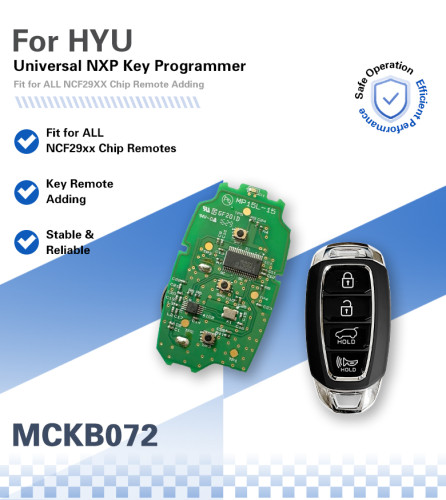 MCKB072 Hyundai adapters for Nxp killer,1 Minute Clone NXP Smart Key, Support all NXP smart original or aftermarket key fob