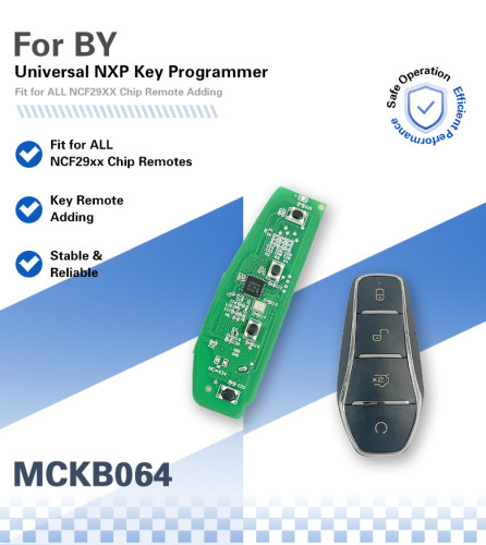 MCKB064  BYD adapters for Nxp killer,1 Minute Clone NXP Smart Key, Support all NXP smart original or aftermarket key fob