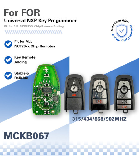 MCKB067 Ford adapters for Nxp killer,1 Minute Clone NXP Smart Key, Support all NXP smart original or aftermarket key fob