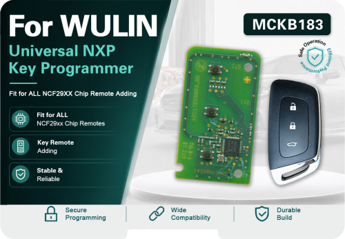 MCKB183 China brand,Wuling adapters for Nxp killer,1 Minute Clone NXP Smart Key, Support all NXP smart original or aftermarket key fob