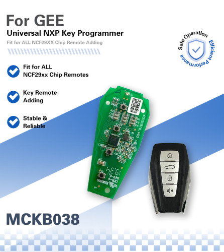 MCKB038  Geely adapters for Nxp killer,1 Minute Clone NXP Smart Key, Support all NXP smart original or aftermarket key fob