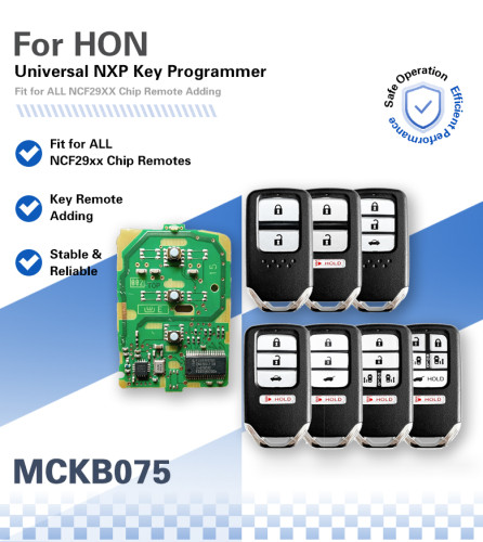 MCKB075 Honda adapters for Nxp killer,1 Minute Clone NXP Smart Key, Support all NXP smart original or aftermarket key fob