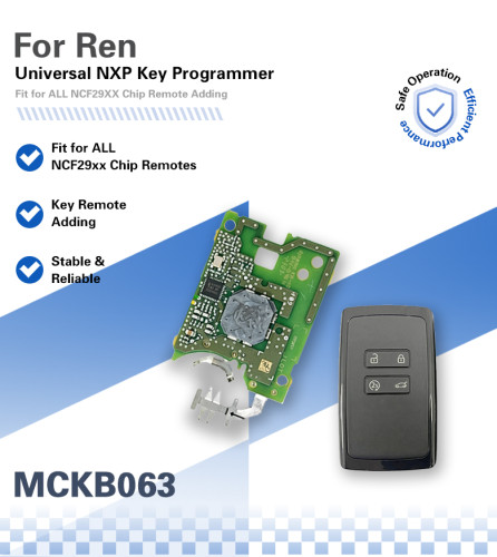 MCKB063 Renault adapters for Nxp killer,1 Minute Clone NXP Smart Key, Support all NXP smart original or aftermarket key fob