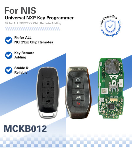 MCKB012 Nissan adapters for Nxp killer,1 Minute Clone NXP Smart Key, Support all NXP smart original or aftermarket key fob