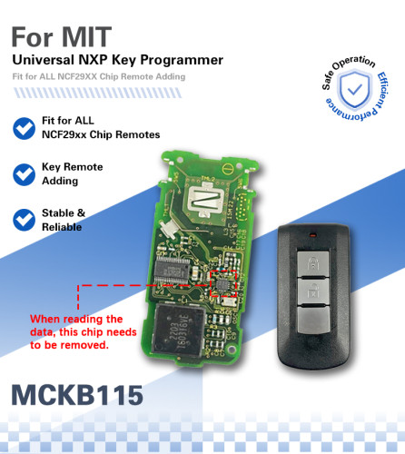 MCKB115 Mitsubishi adapters for Nxp killer,1 Minute Clone NXP Smart Key, Support all NXP smart original or aftermarket key fob