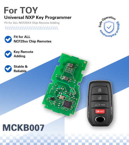 MCKB007 Toyota adapters for Nxp killer,1 Minute Clone NXP Smart Key, Support all NXP smart original or aftermarket key fob