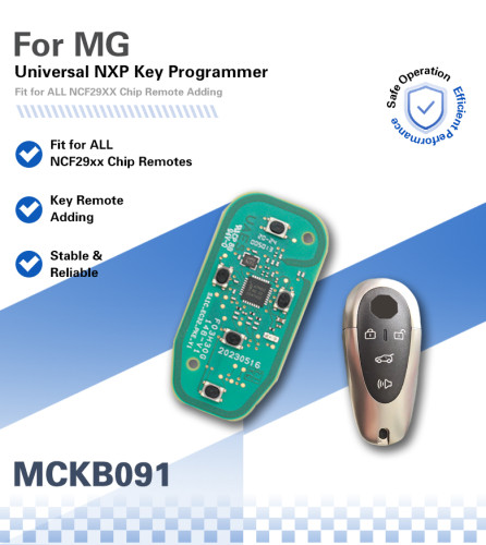 MCKB091 MG adapters for Nxp killer,1 Minute Clone NXP Smart Key, Support all NXP smart original or aftermarket key fob