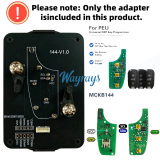 MCKB144 Peugeot adapters for Nxp killer,1 Minute Clone NXP Smart Key, Support all NXP smart original or aftermarket key fob