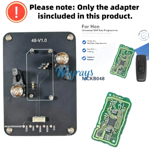 MCKB048 Motor adapters for Nxp killer,1 Minute Clone NXP Smart Key, Support all NXP smart original or aftermarket key fob