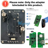 MCKB046 BMW adapters for Nxp killer,1 Minute Clone NXP Smart Key, Support all NXP smart original or aftermarket key fob