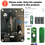 MCKB069  Trumpchi adapters for Nxp killer,1 Minute Clone NXP Smart Key, Support all NXP smart original or aftermarket key fob