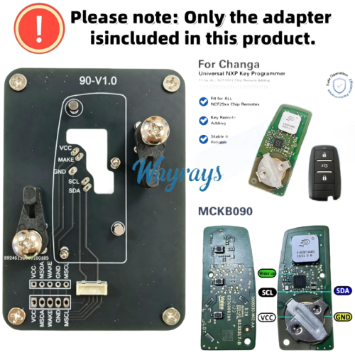 MCKB090  Changan adapters for Nxp killer,1 Minute Clone NXP Smart Key, Support all NXP smart original or aftermarket key fob