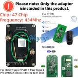 MCKB023  Chery adapters for Nxp killer,1 Minute Clone NXP Smart Key, Support all NXP smart original or aftermarket key fob