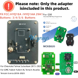 MCKB020 GMC adapters for Nxp killer,1 Minute Clone NXP Smart Key, Support all NXP smart original or aftermarket key fob