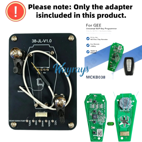 MCKB038  Geely adapters for Nxp killer,1 Minute Clone NXP Smart Key, Support all NXP smart original or aftermarket key fob