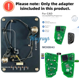 MCKB043 Cadillac adapters for Nxp killer,1 Minute Clone NXP Smart Key, Support all NXP smart original or aftermarket key fob