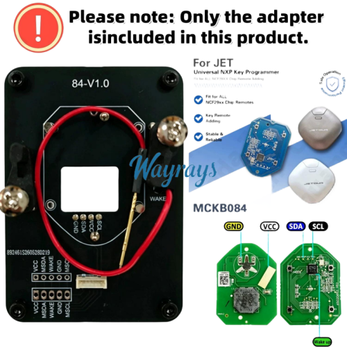 MCKB084  Chery adapters for Nxp killer,1 Minute Clone NXP Smart Key, Support all NXP smart original or aftermarket key fob