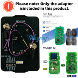 MCKB143 Toyota adapters for Nxp killer,1 Minute Clone NXP Smart Key, Support all NXP smart original or aftermarket key fob