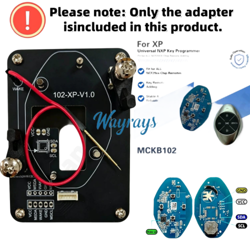 MCKB102  Xpeng adapters for Nxp killer,1 Minute Clone NXP Smart Key, Support all NXP smart original or aftermarket key fob