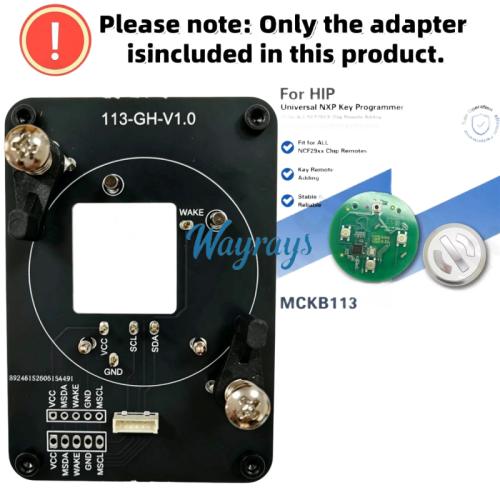 MCKB113  Hiphi adapters for Nxp killer,1 Minute Clone NXP Smart Key, Support all NXP smart original or aftermarket key fob