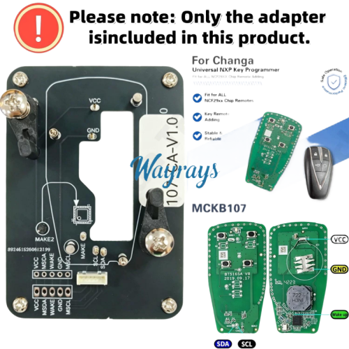 MCKB107  Changan adapters for Nxp killer,1 Minute Clone NXP Smart Key, Support all NXP smart original or aftermarket key fob